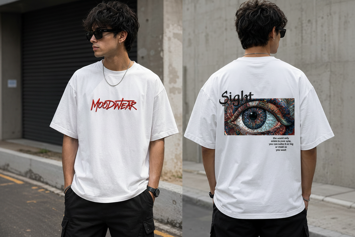SIGHT — Moodwear Graphic Oversized T-Shirt