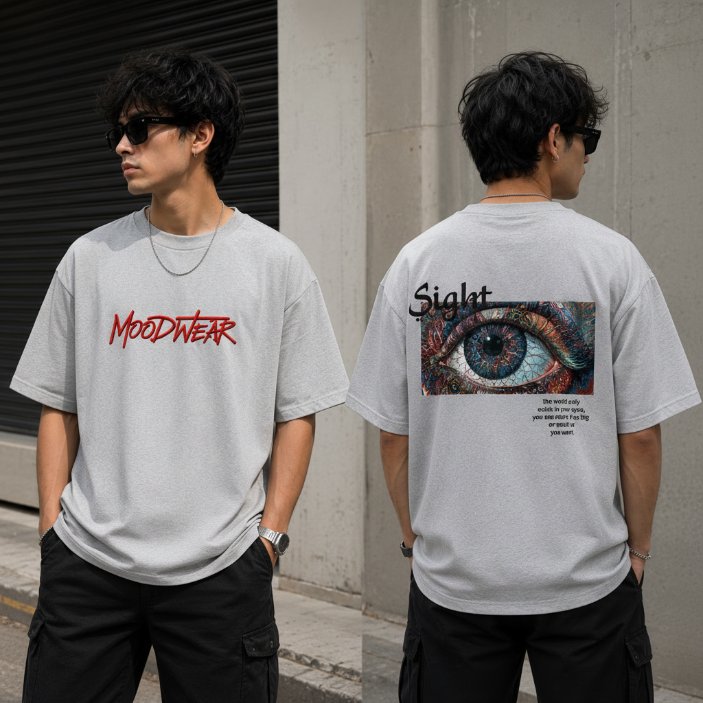 SIGHT — Moodwear Graphic Oversized T-Shirt
