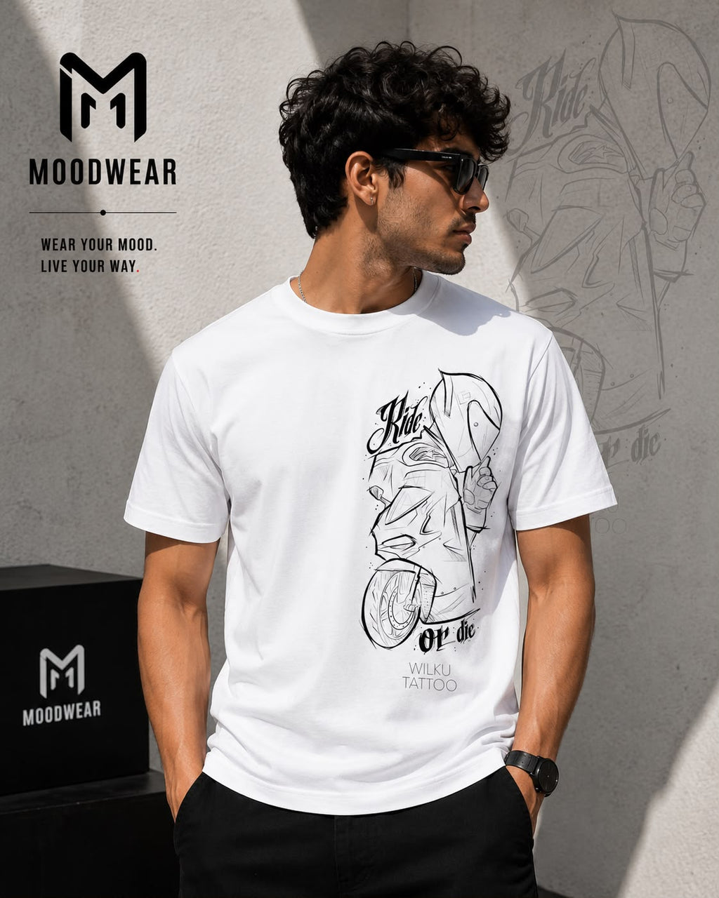 Biker Graphic Tee
