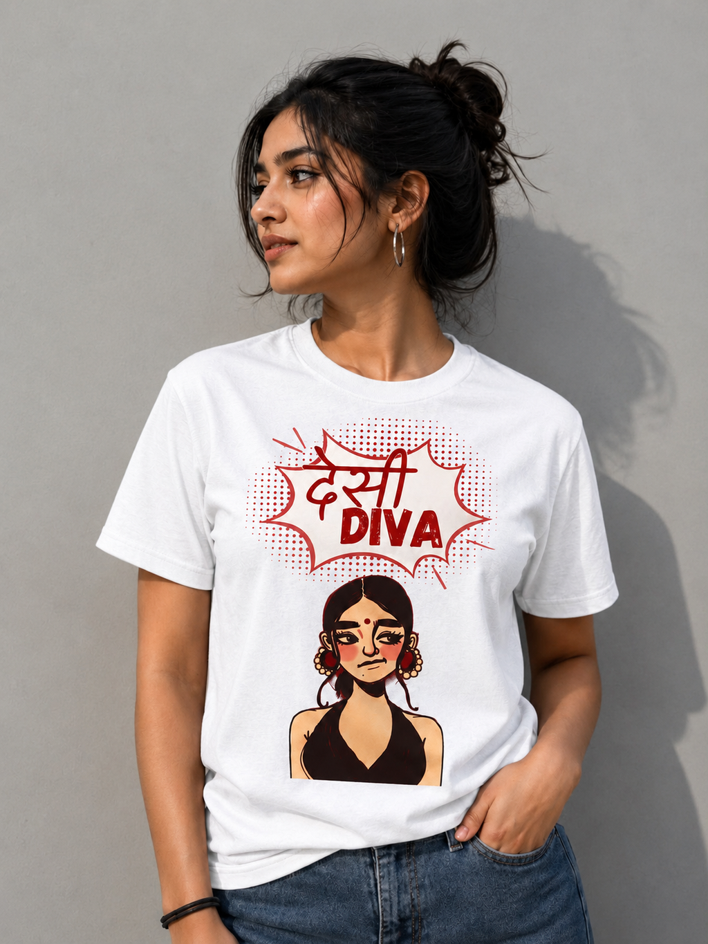Desi Diva Graphic T-Shirt
