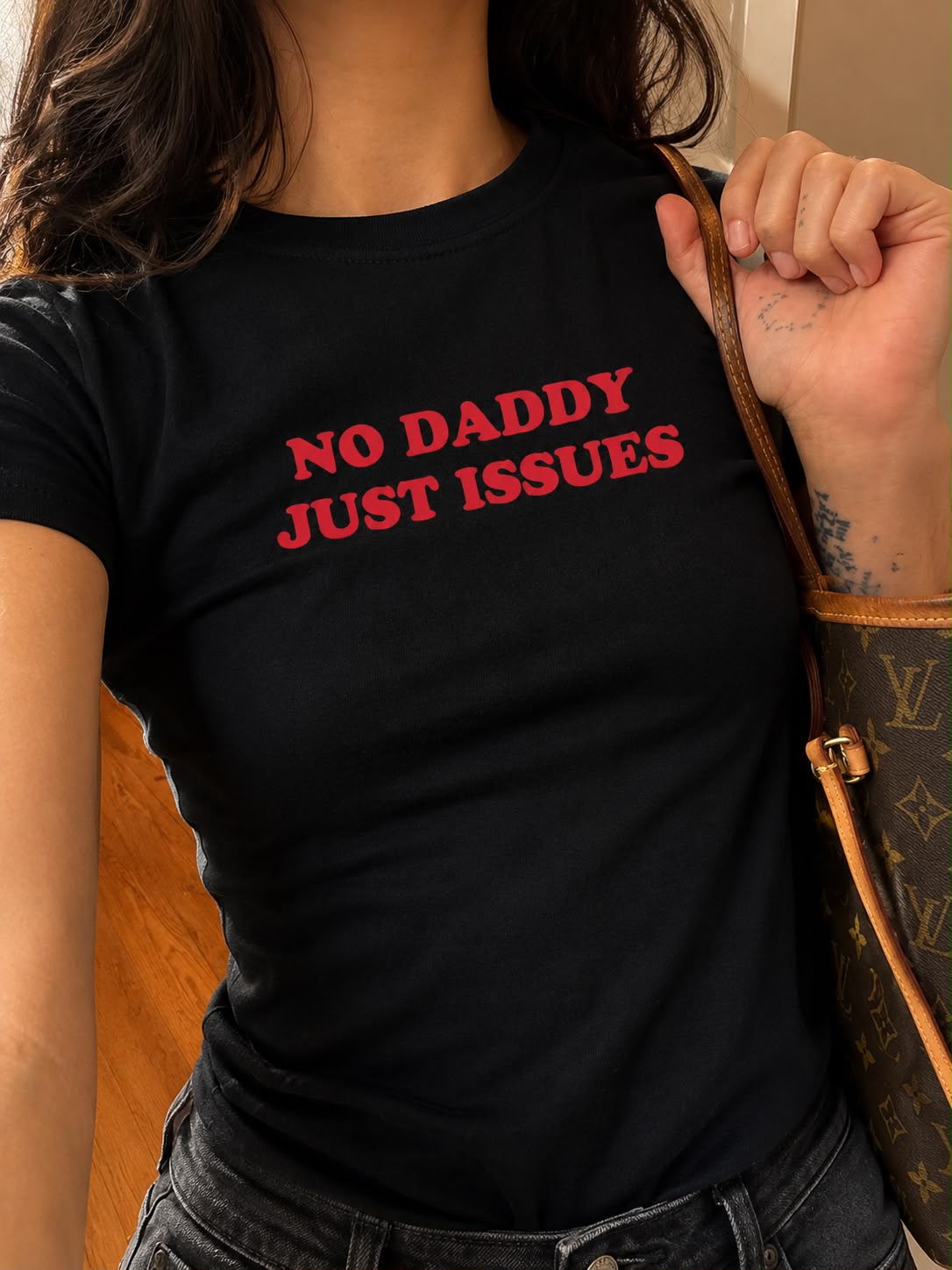 No Daddy, Only Issues – Women's Graphic T-Shirt