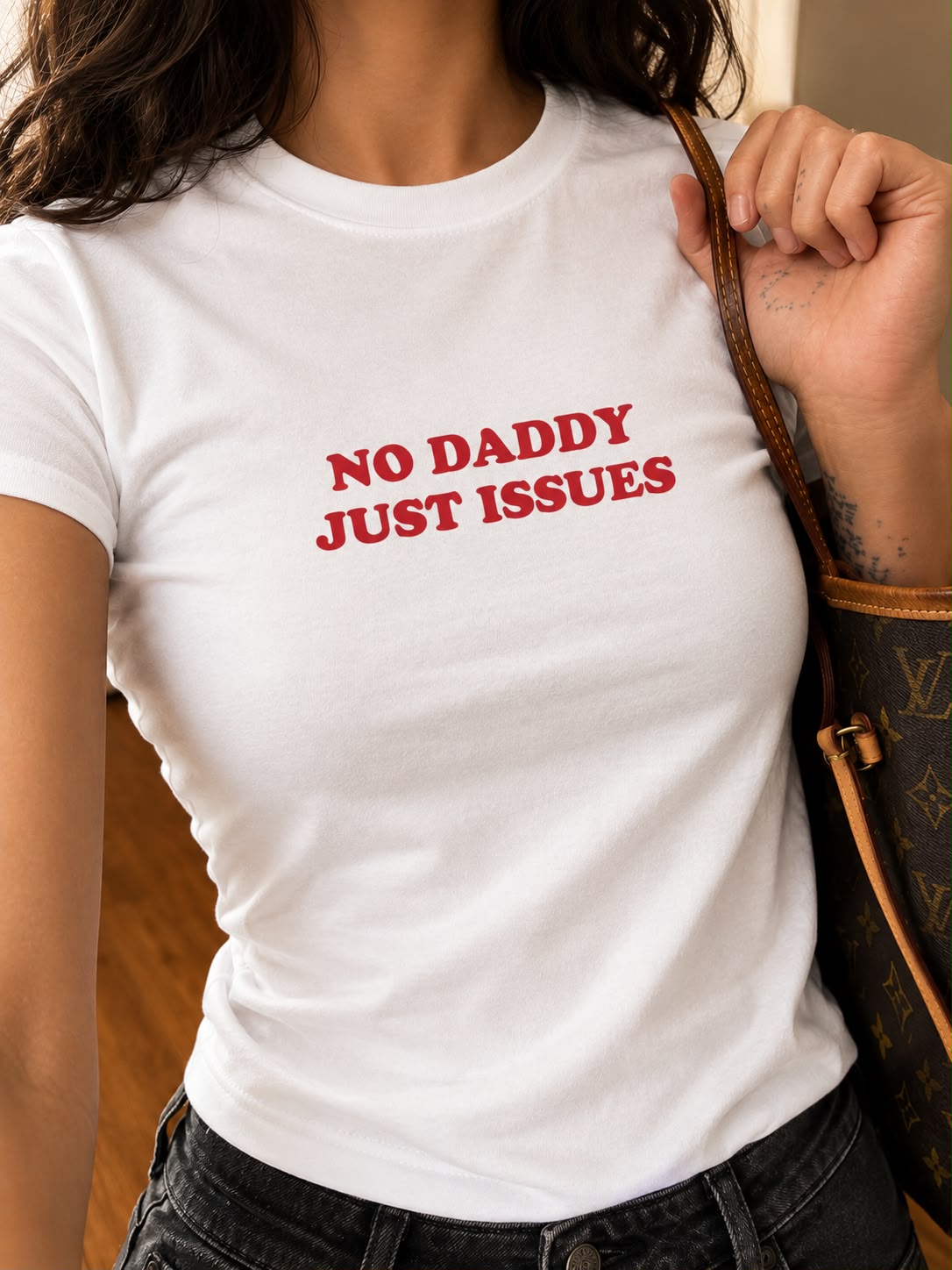 No Daddy, Only Issues – Women's Graphic T-Shirt