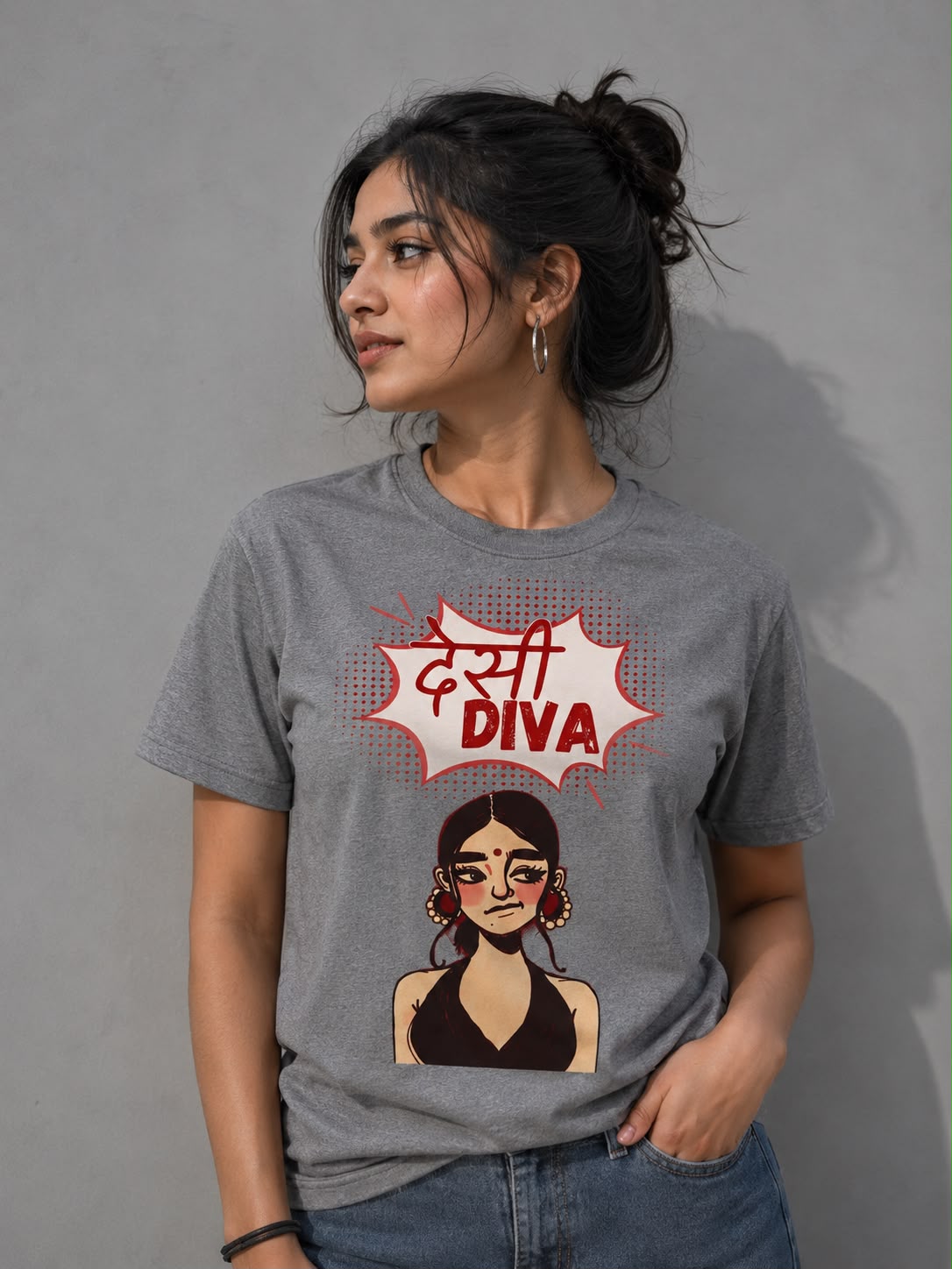 Desi Diva Graphic T-Shirt