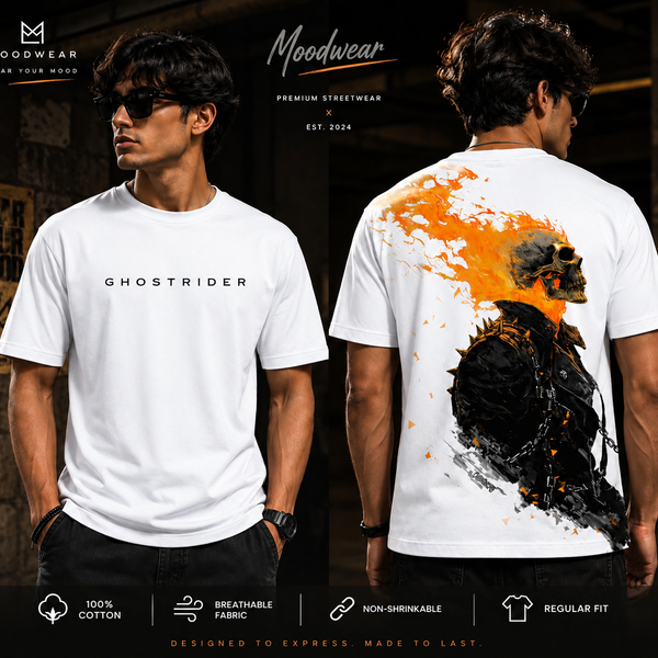Ghost Rider Graphic T-Shirt – Unleash the Fire Within