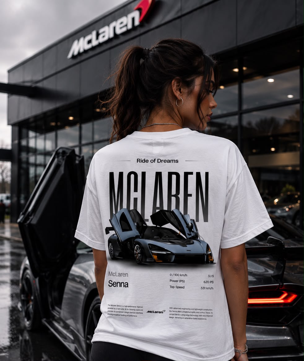 McLaren Senna — Graphic T-Shirt 🏁