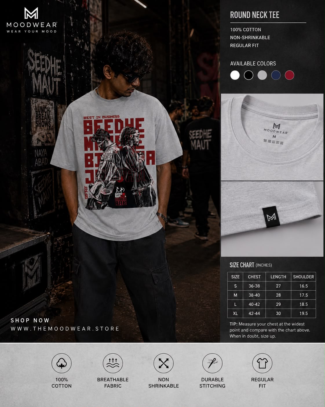 SEEDHE MAUT Graphic T-Shirt
