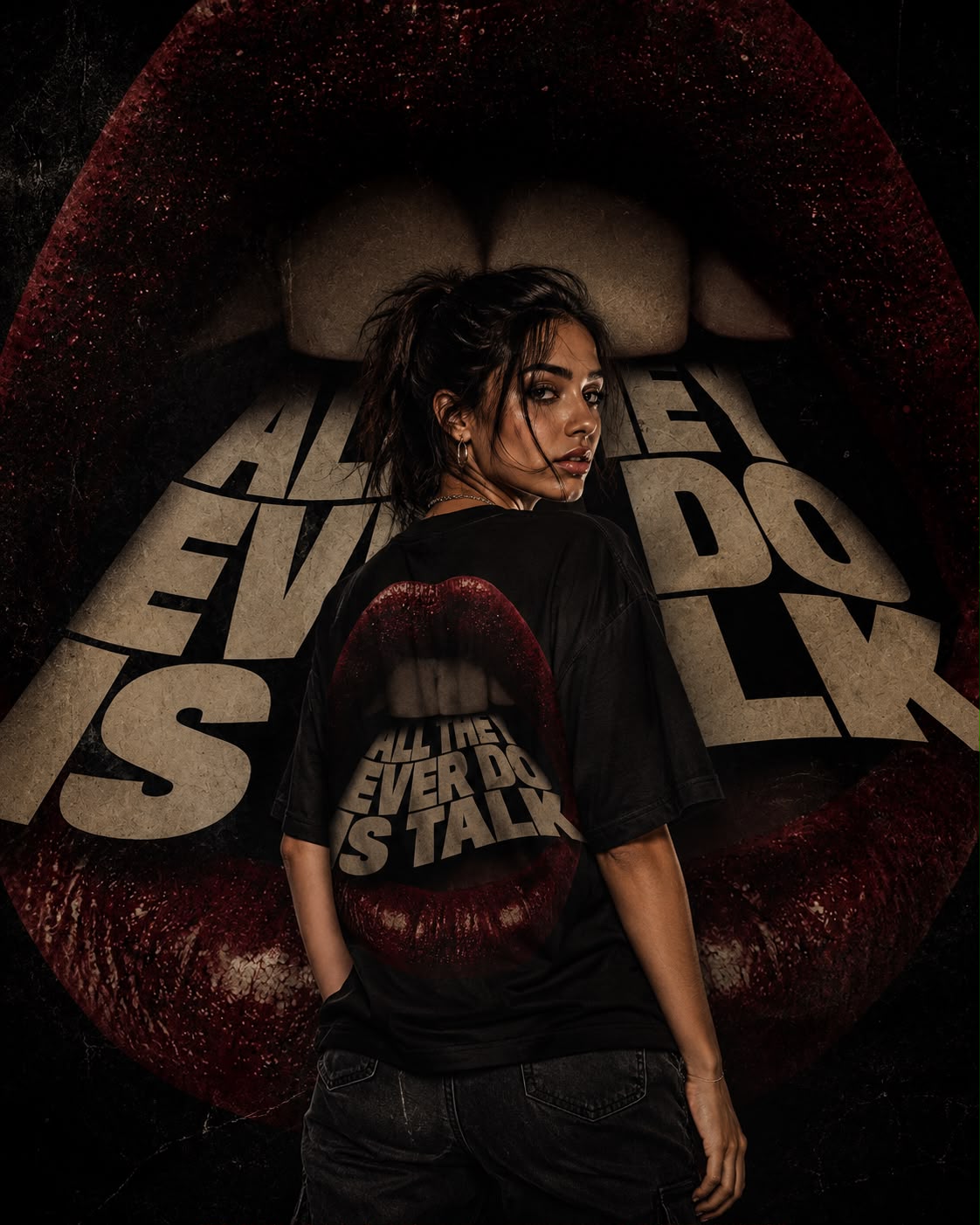 ALL THE EVER DO IS TALK — Graphic T-Shirt
