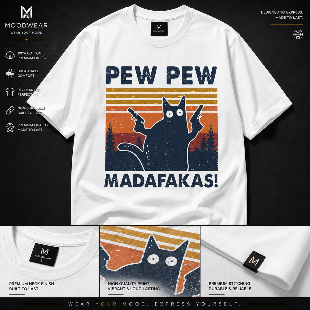 Pew Pew Madafakars – Graphic T-Shirt